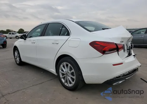 2019 Mercedes-Benz A 220 из США, поврежденный, VIN WDD3G4EB4KW024561